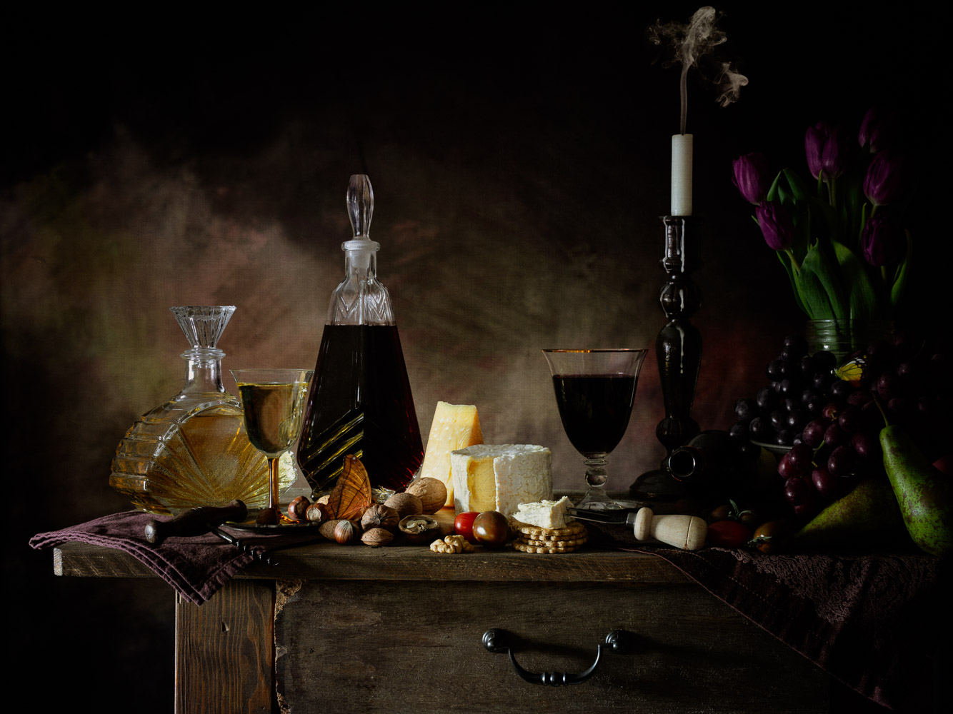 Enjoy a glass of wine, and listen to beautiful music.