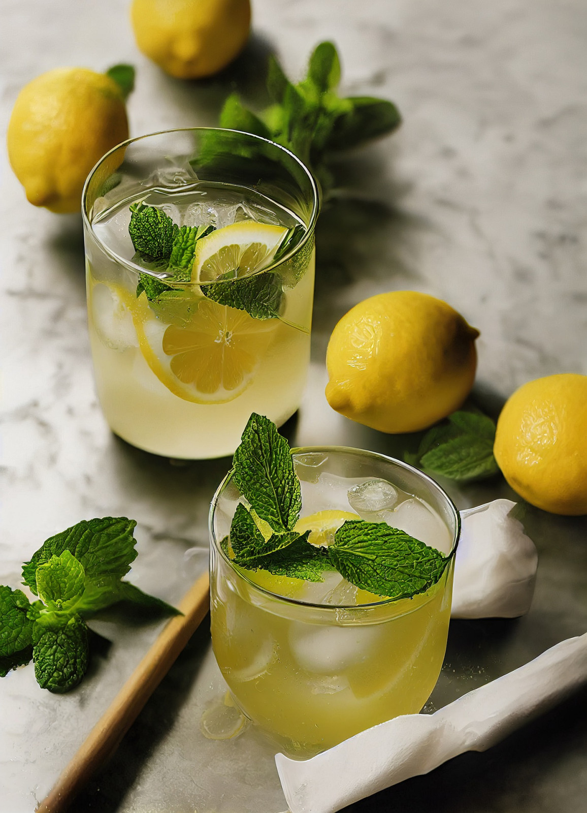 Refreshing Coconut Lemonade with a Sparkling Twist