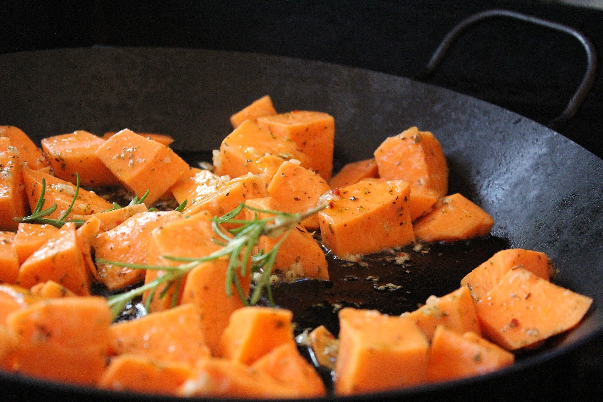 Savory Miso Butter Roasted Sweet Potatoes