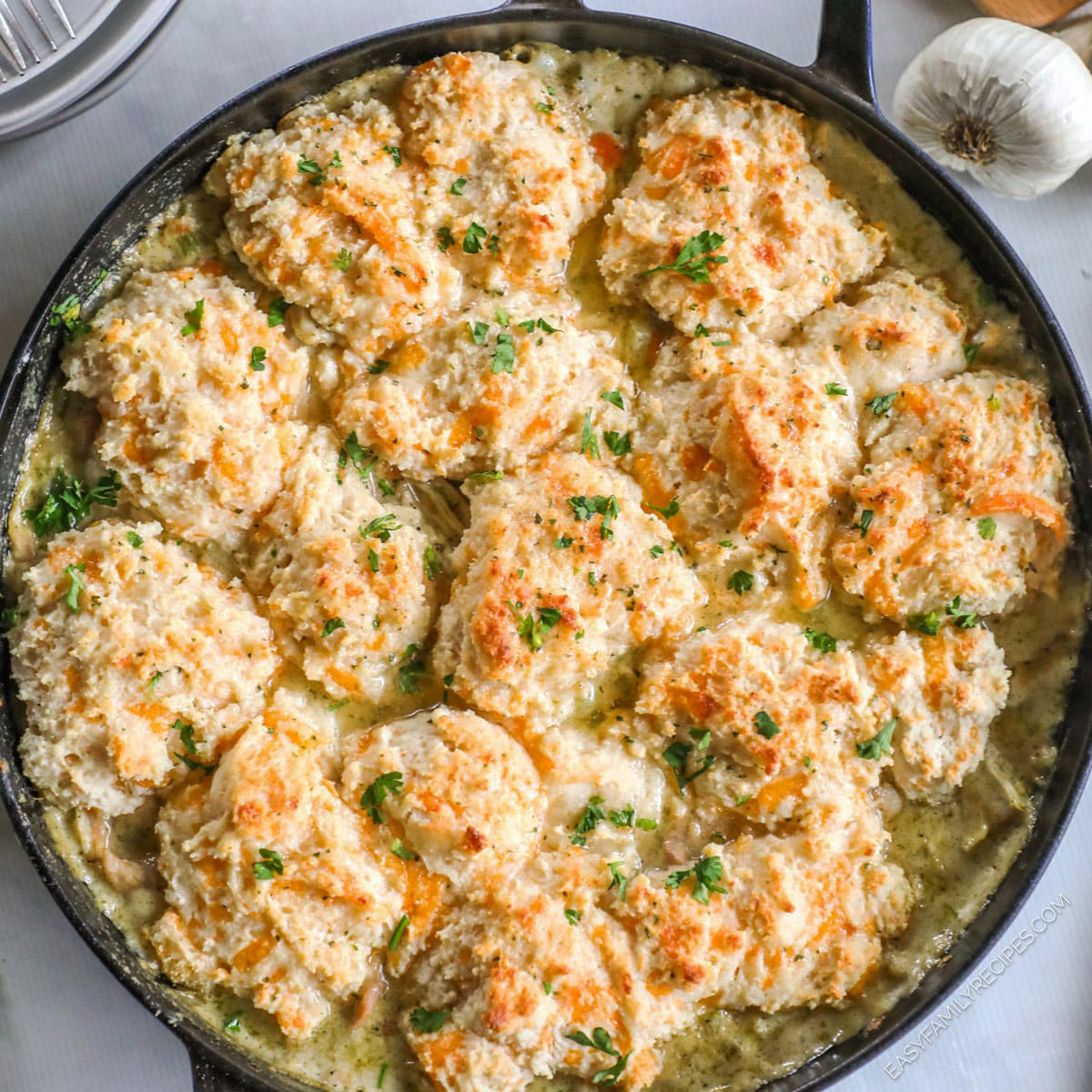Cheddar Bay Biscuit Chicken Pot Pie by MadeByWhit