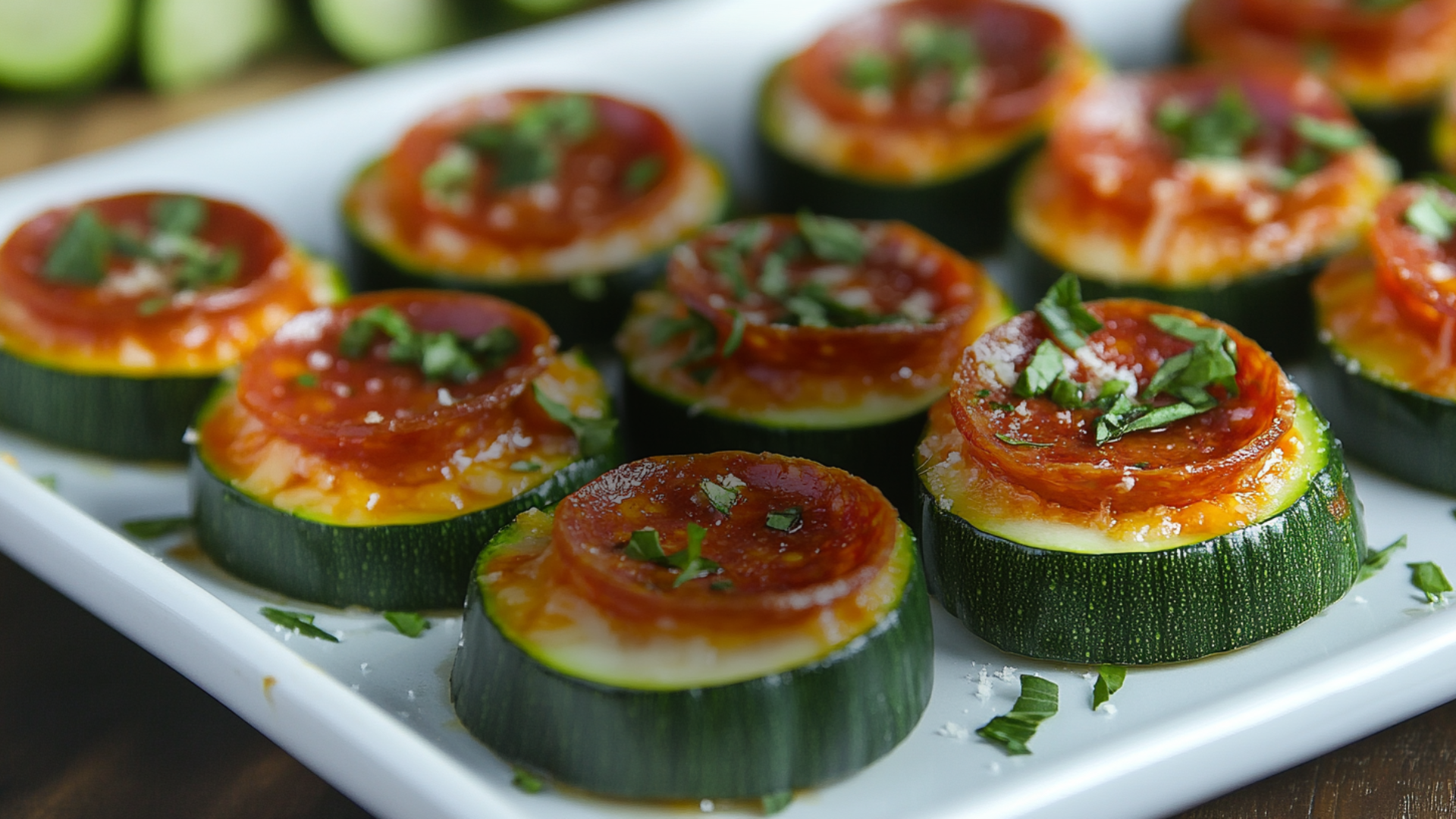 Zucchini Pull-Apart Pizza Bites (Pre-Diabetic Friendly)