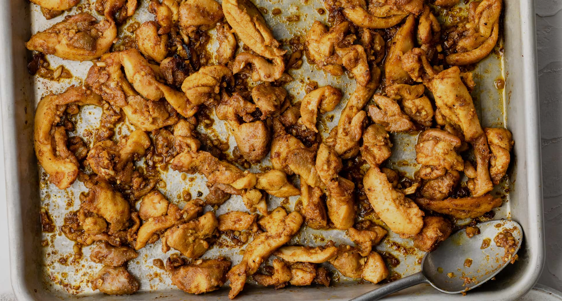Chicken Shawarma Sheet Pan Dinner