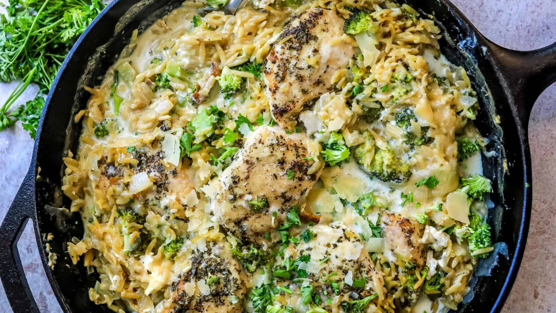 Keto Chicken Alfredo with Broccoli