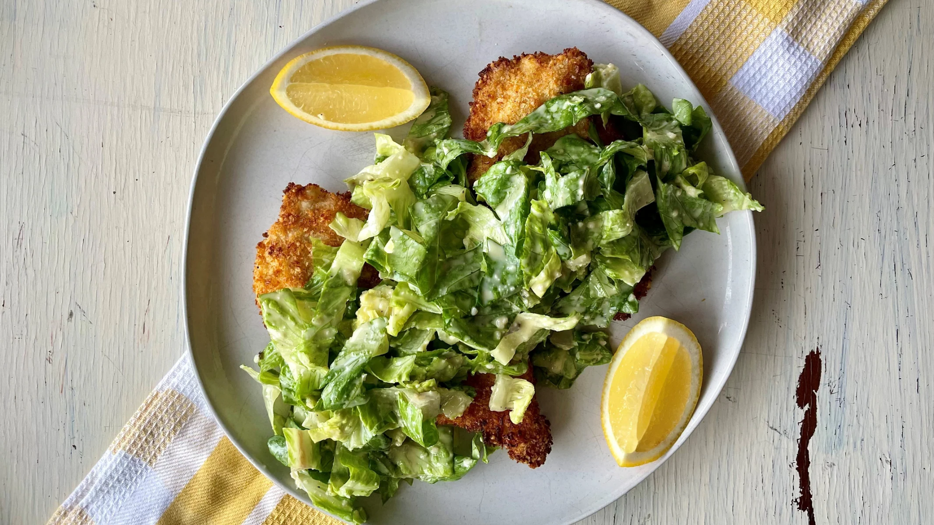 Crispy Chicken Caesar Cutlets (Keto-Friendly)