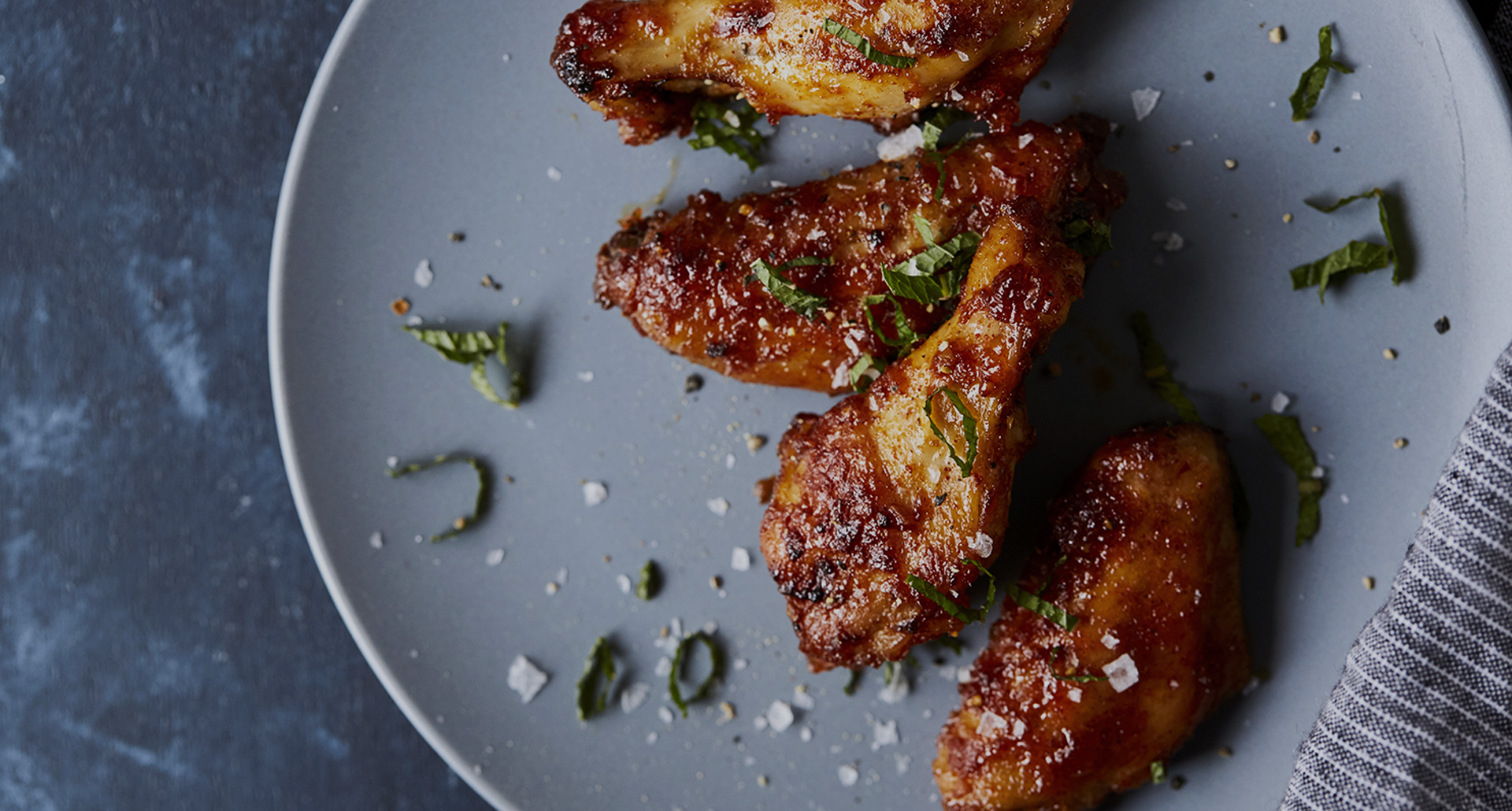 Bourbon Garlic Wings Recipe