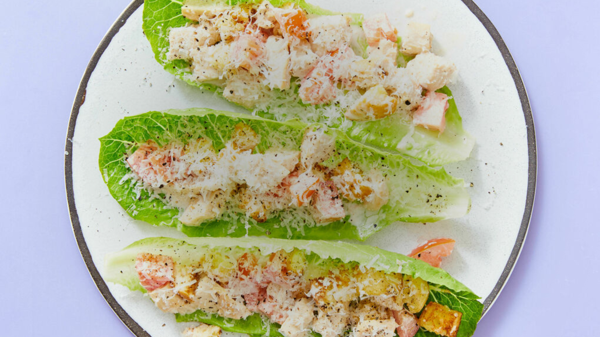Pre-Diabetic Cesar Lettuce Wrap
