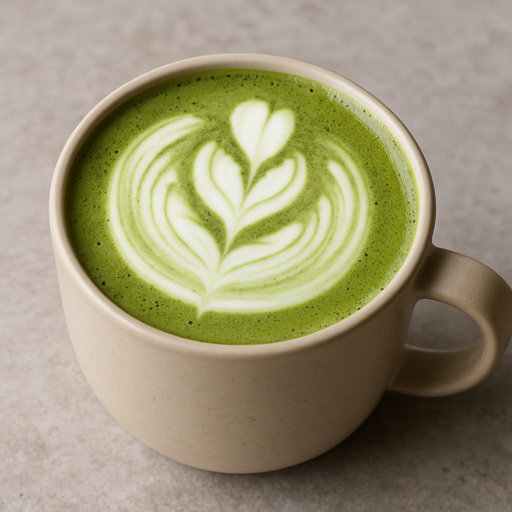 Matcha latte (w/ almond milk)