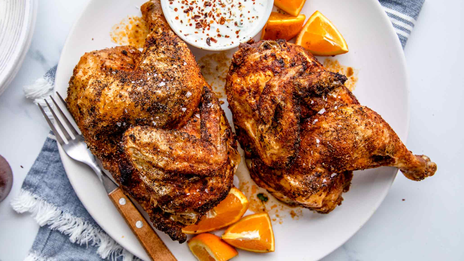 Half Roasted Chicken
