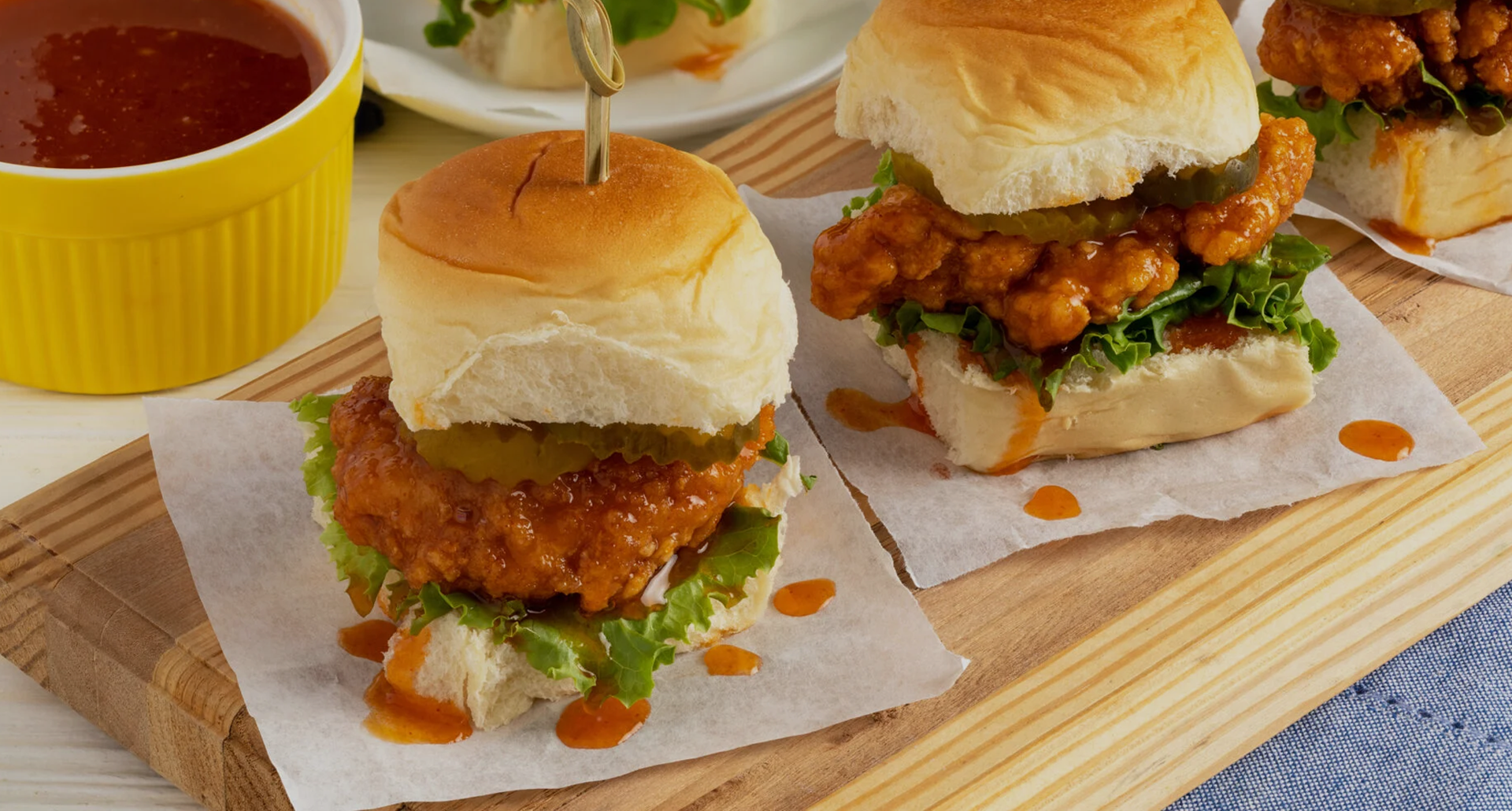 Hot Honey Chicken Sliders