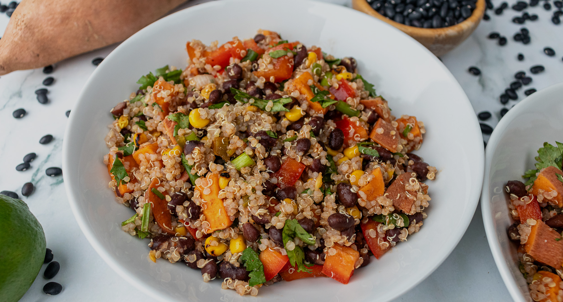 Sweet Potato & Black Bean Quinoa Bowls