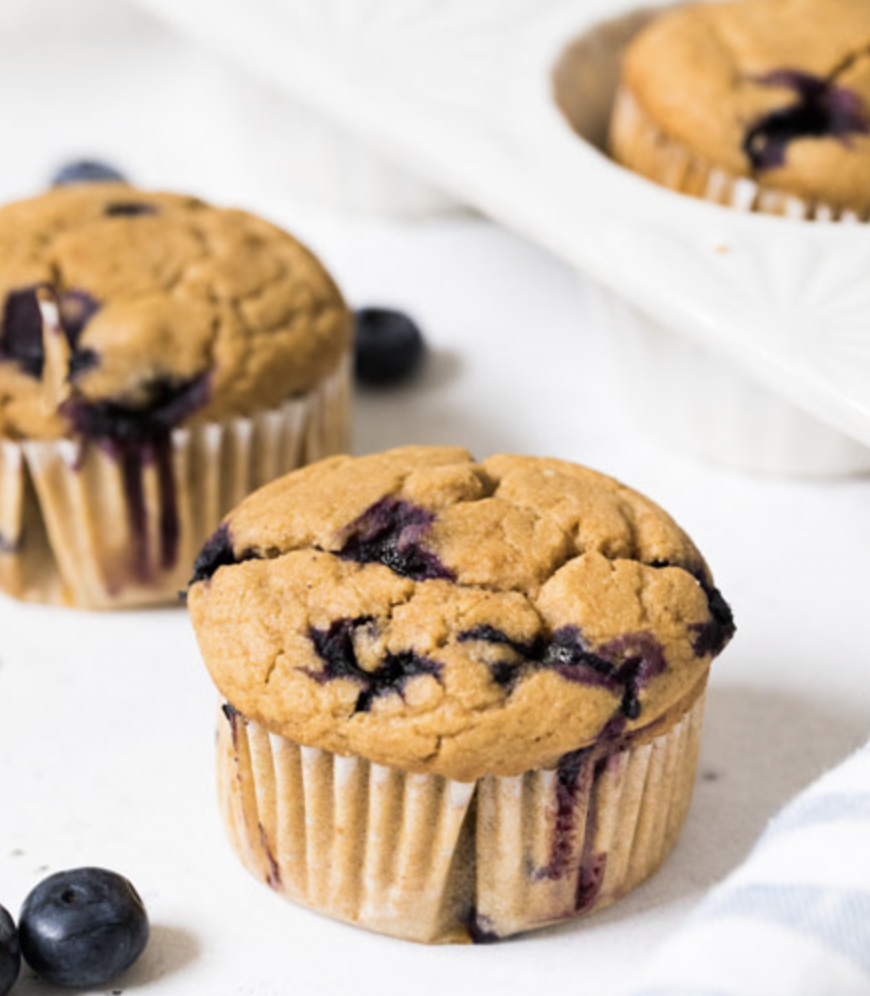 Vegan Wild Blueberry Muffins