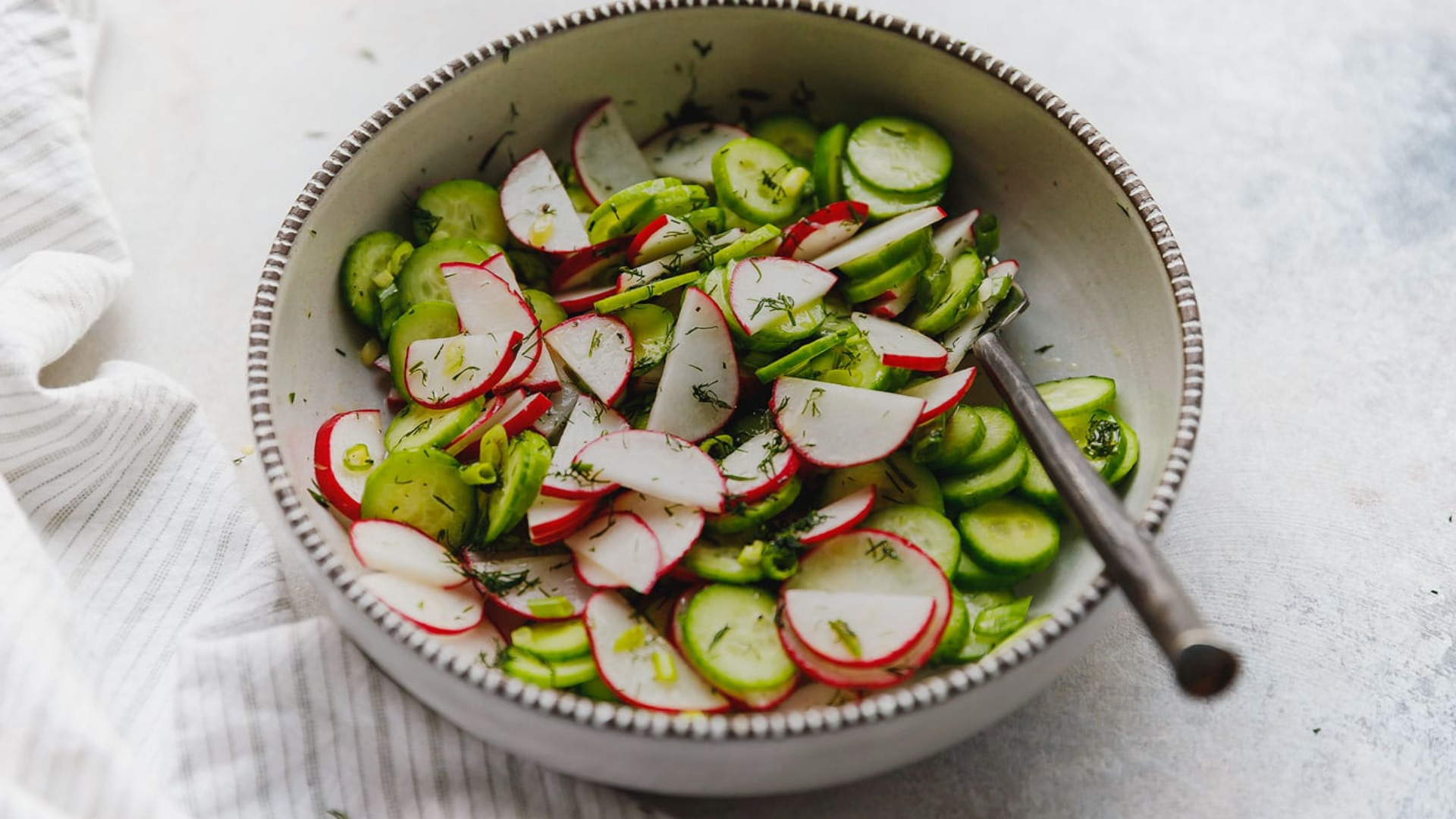 Cucumber Radish Salad