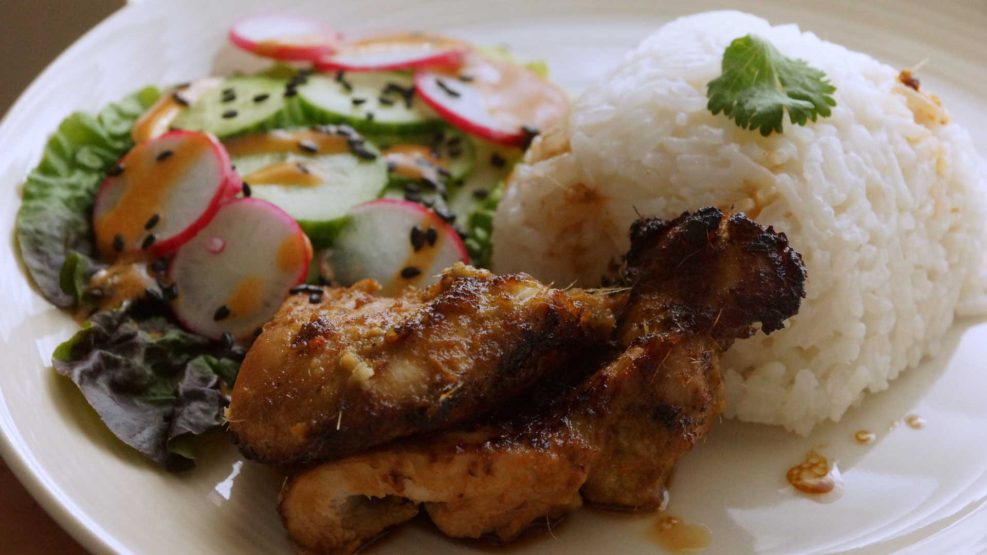 Lemongrass Chicken and Coconut Rice