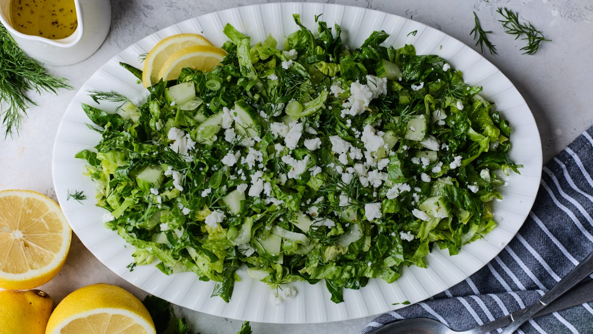 Maroulosalata (Greek Lettuce Salad)