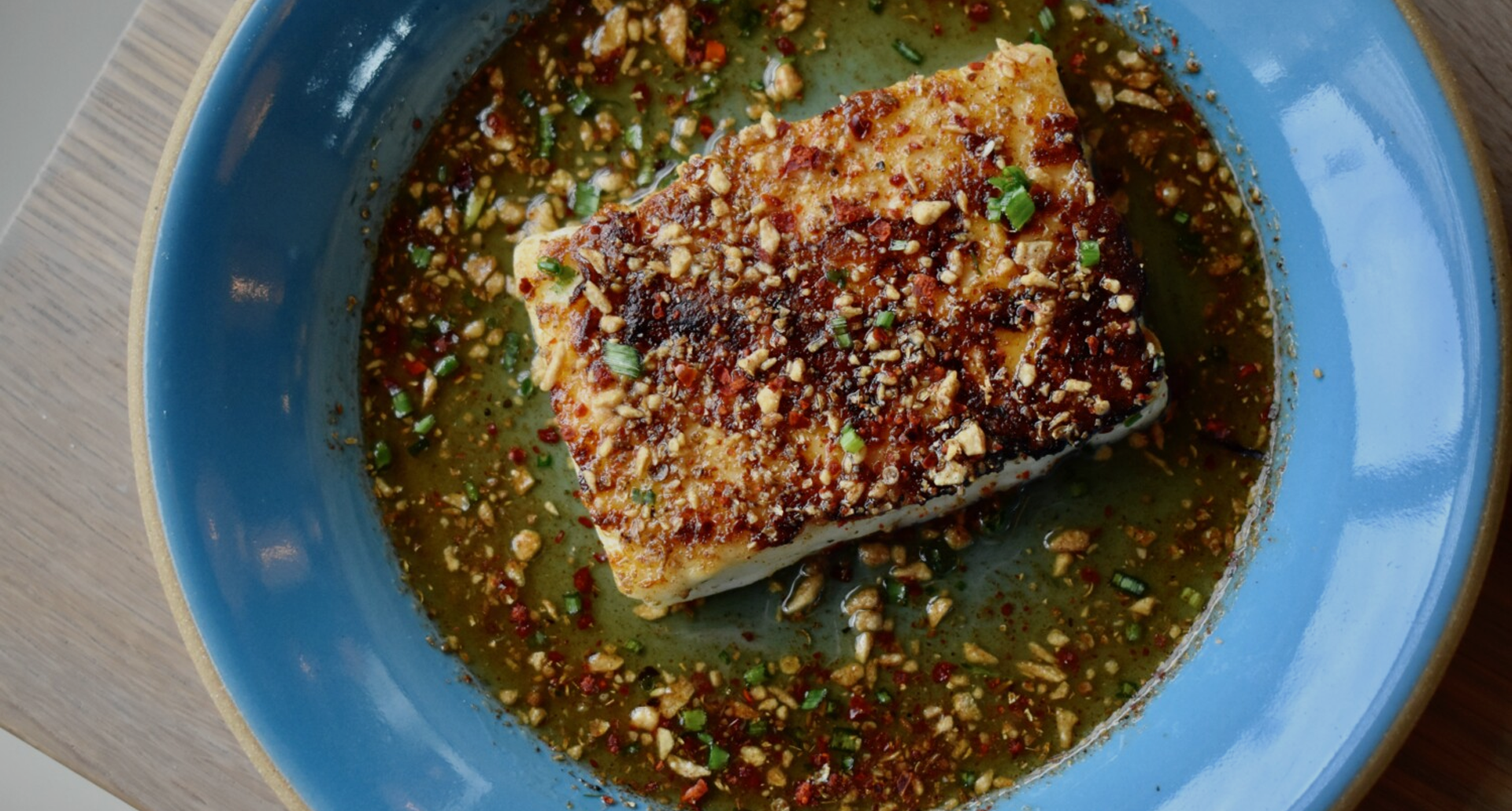 Hot Honey Halloumi Schnitzel