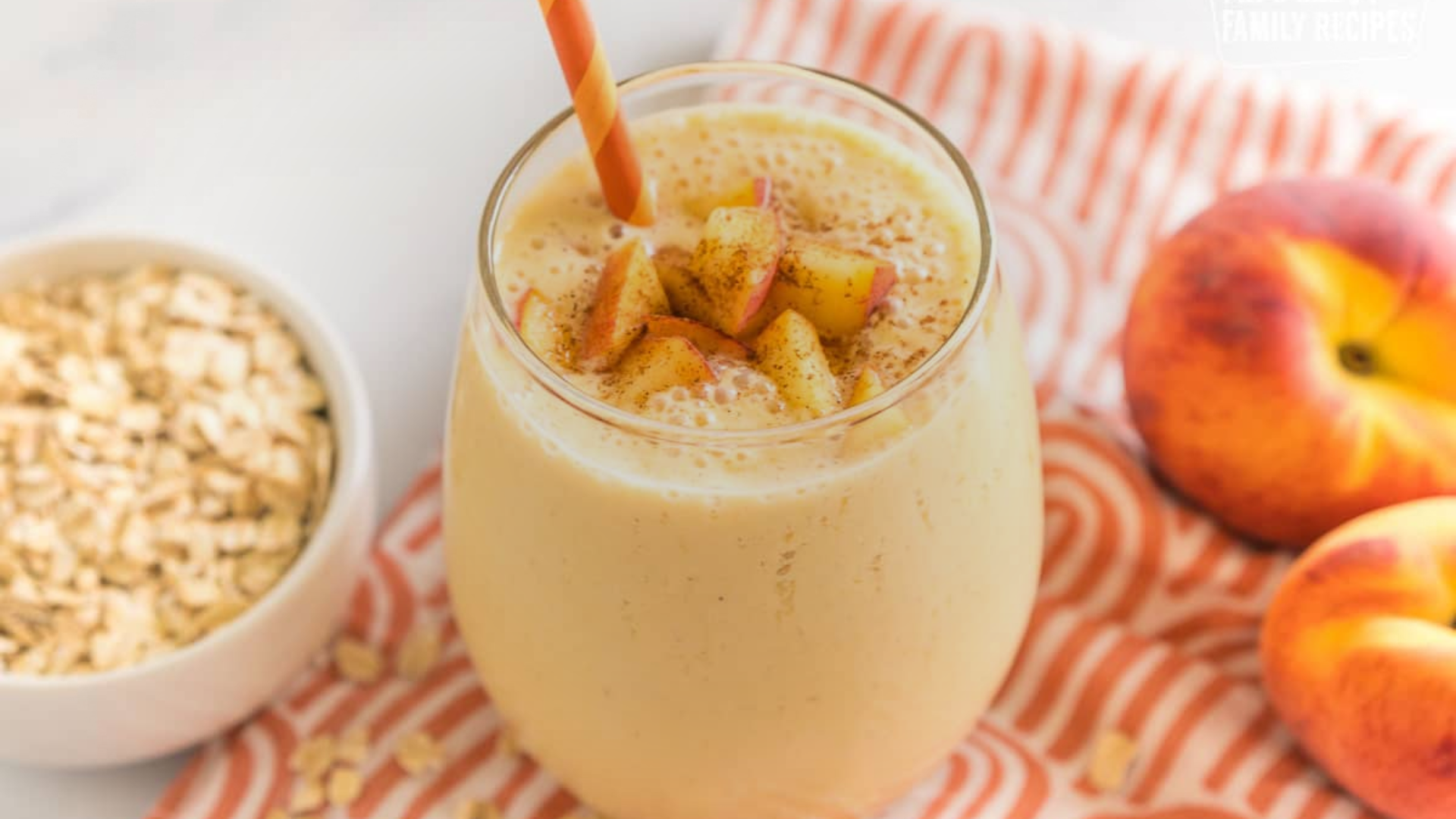Peaches & Cream Protein Smoothie