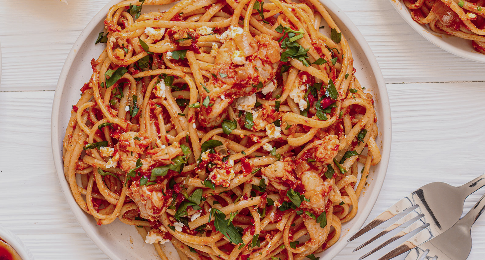 Sausage & Harissa Pasta
