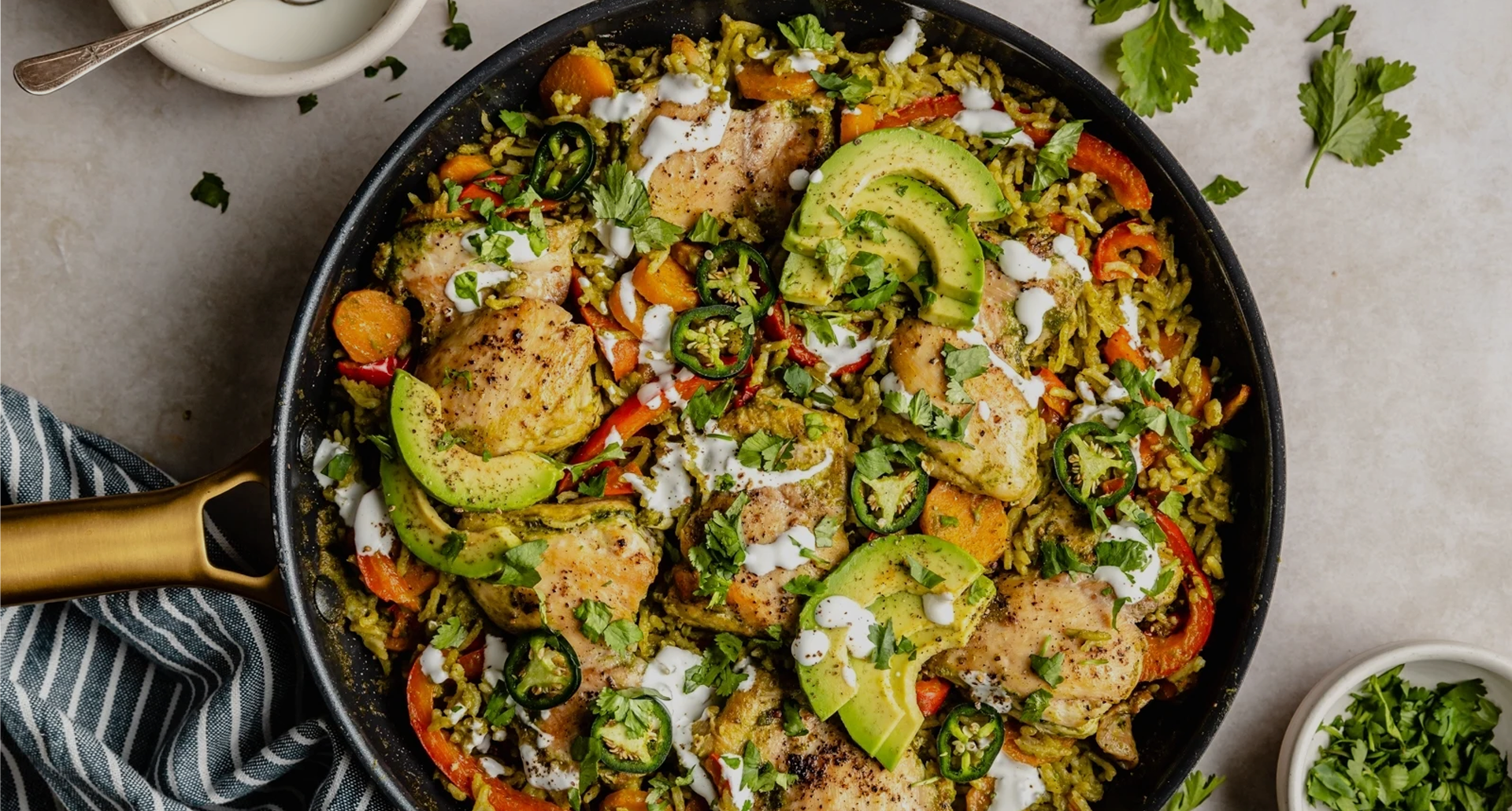 One-Pan Chicken & Rice with Hidden Veggies