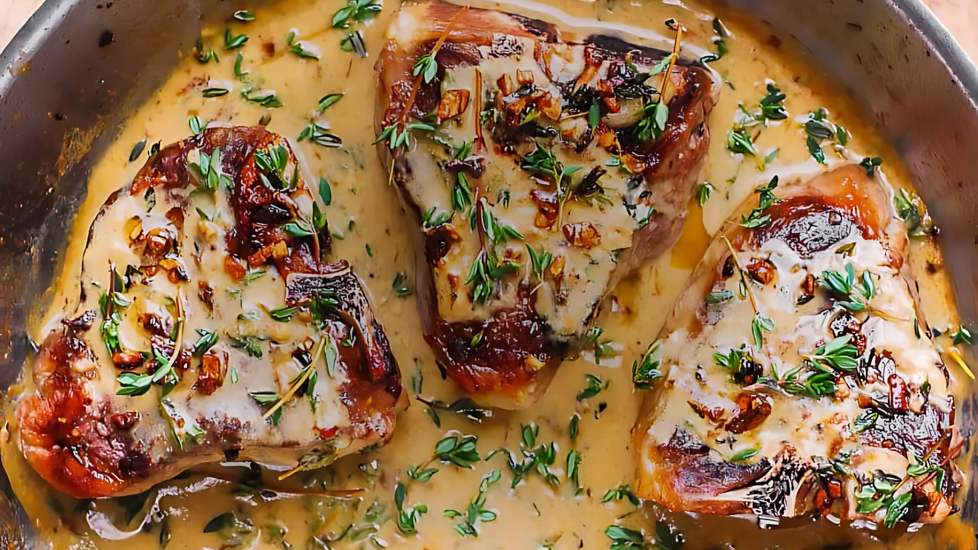 Pan Fried Lamb Chops with Peppercorn Sauce