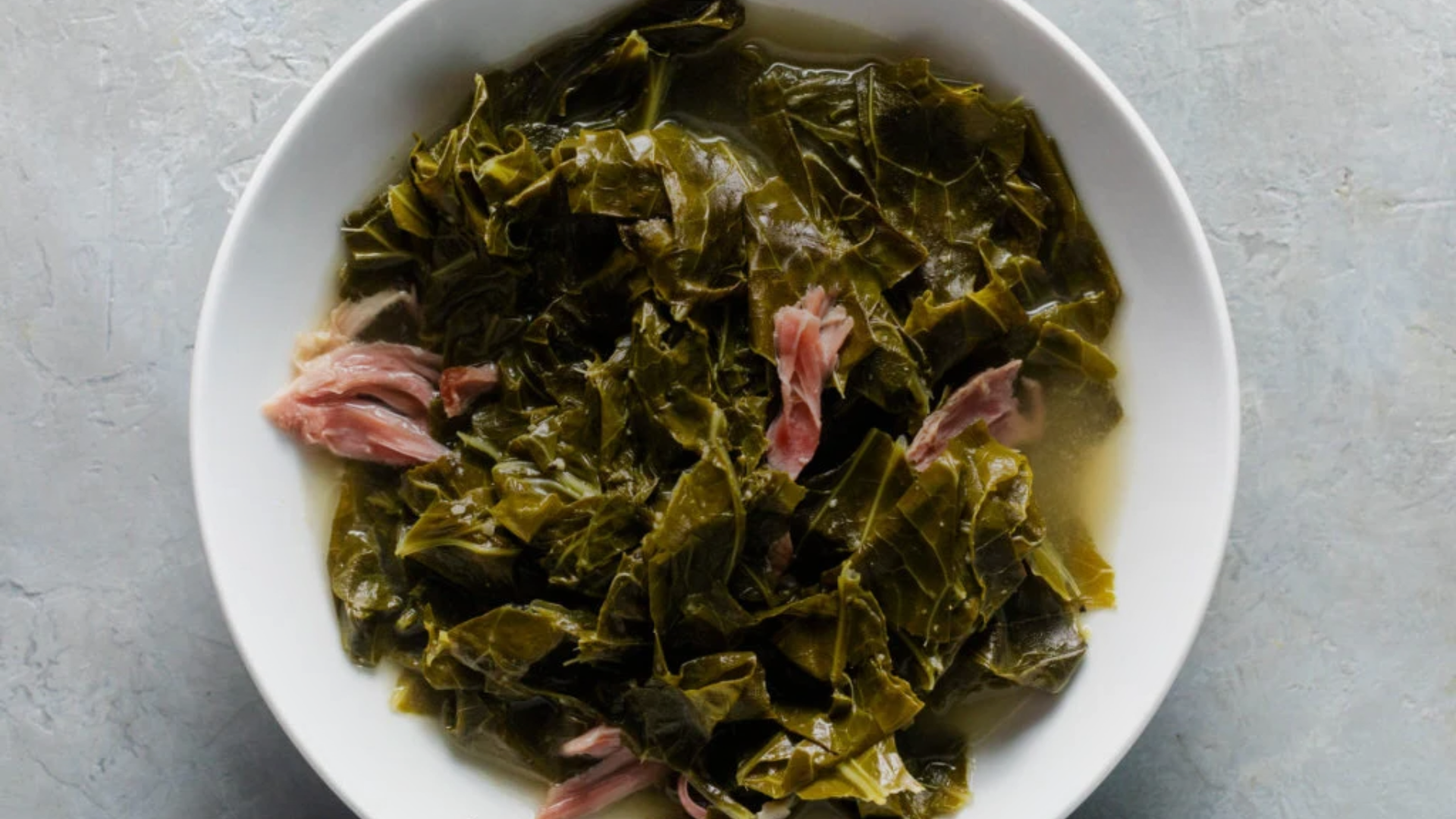 Collard Greens with Smoked Turkey Leg