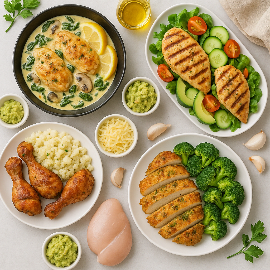 The Chicken Keto Package 🍗- with Keto Recipes for 1 week (feeds 2)
