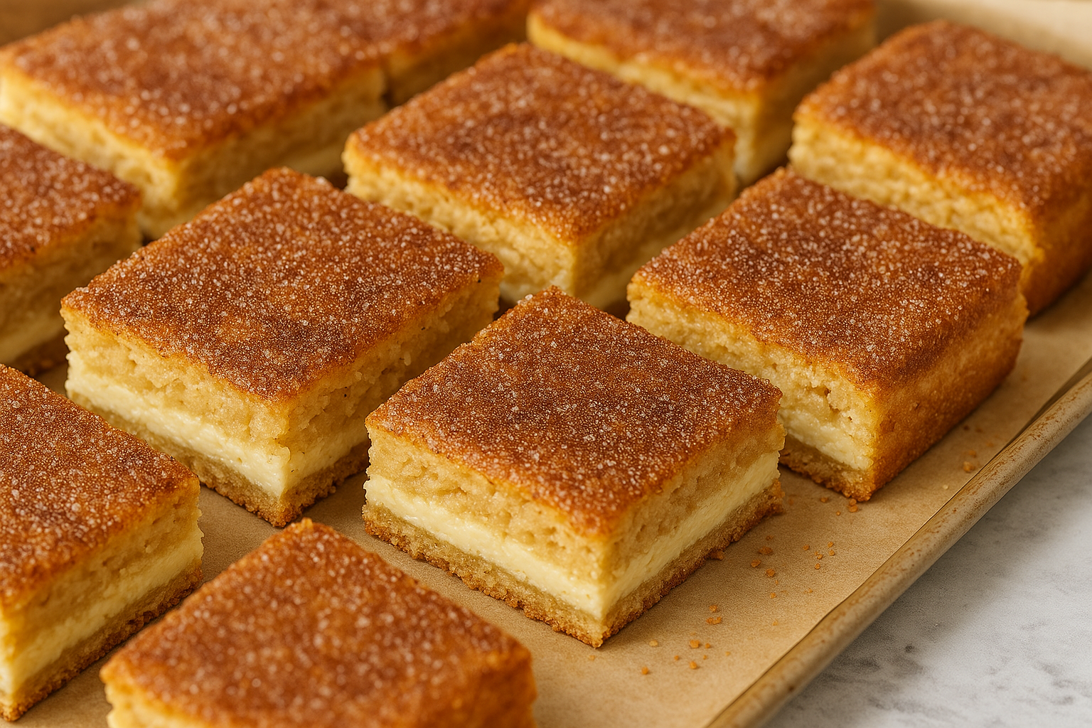 Churro Cheesecake Bars