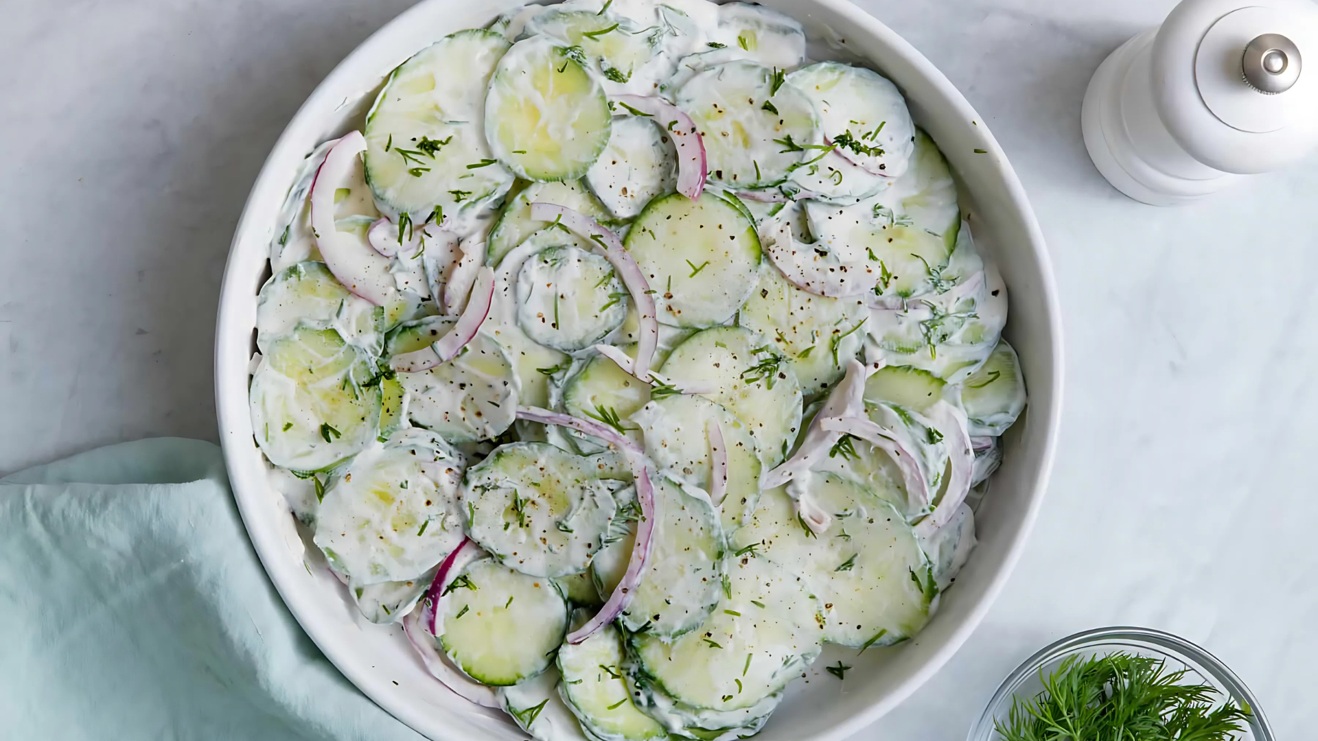 Creamy Cucumber Salad