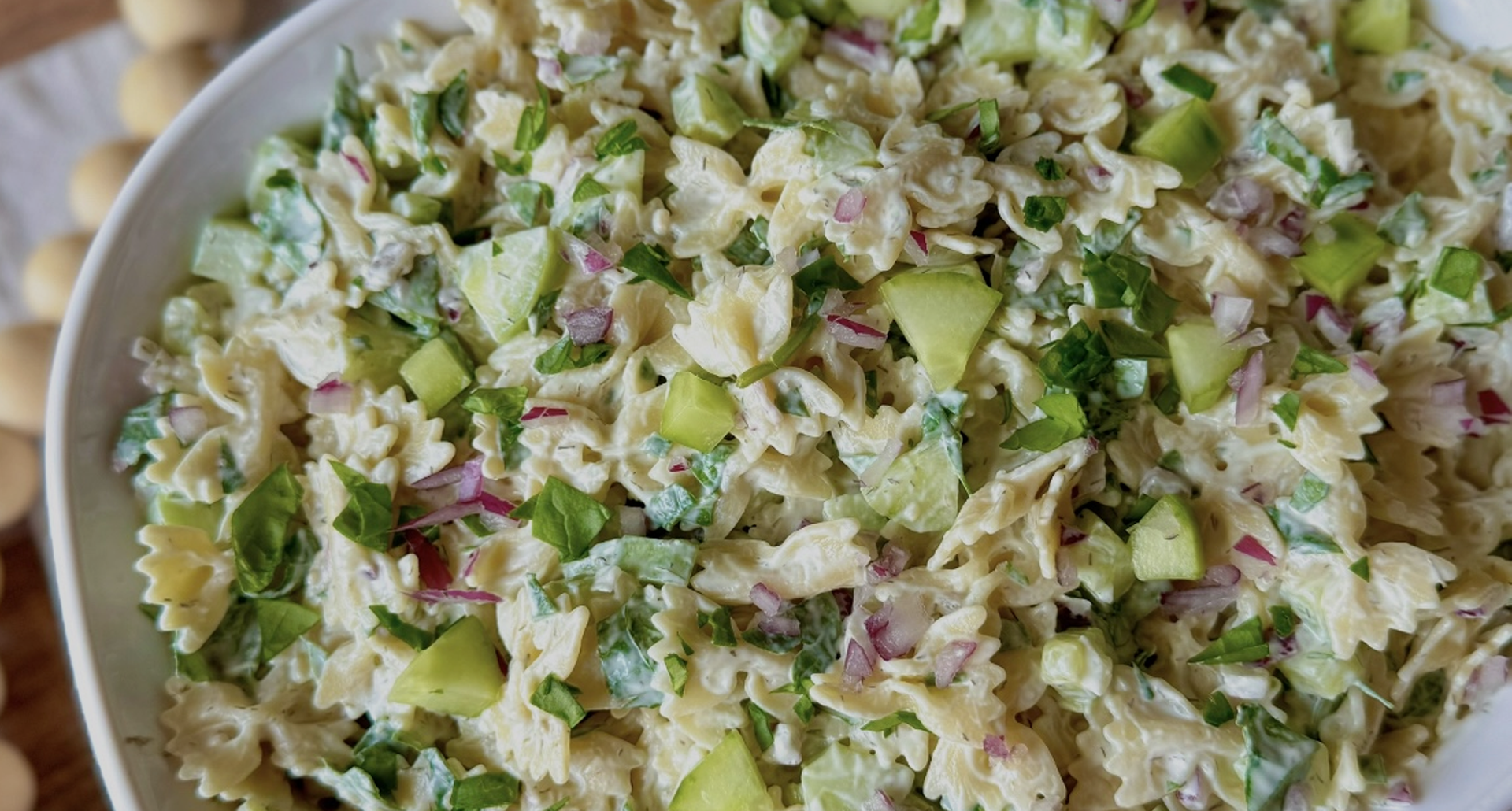Cucumber Pasta Salad