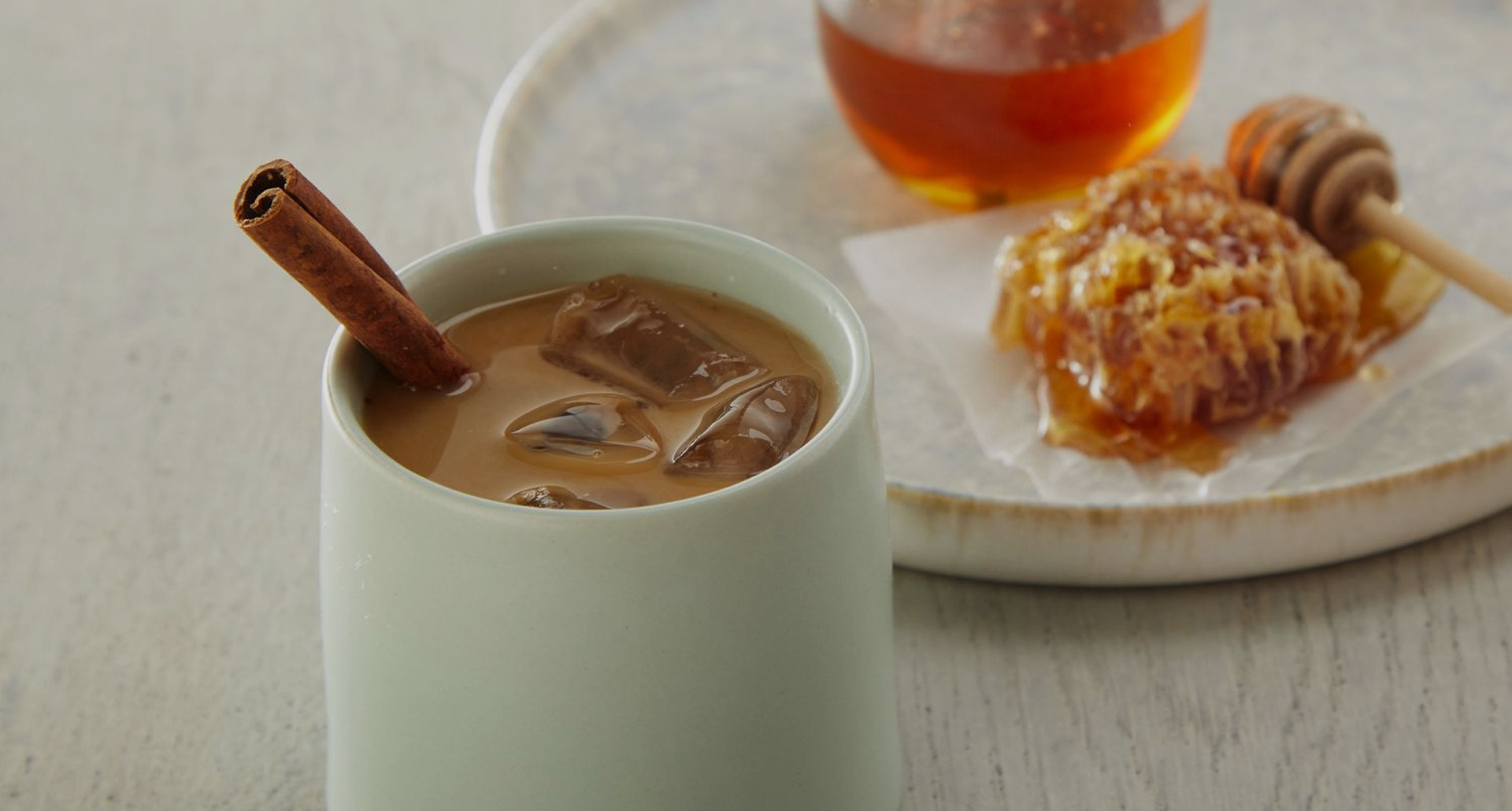 Honey Cinnamon Iced Latte
