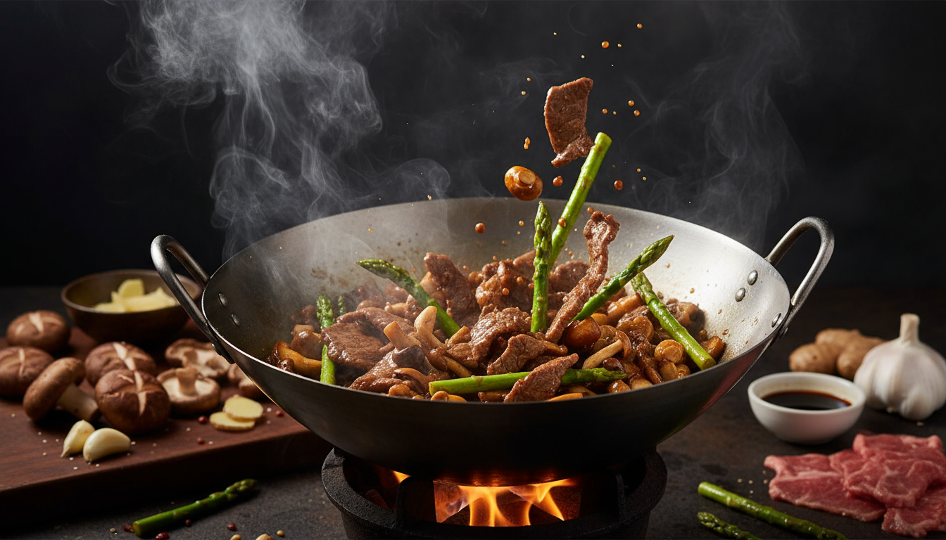 Trending Stir-Fried Beef with Mushroom