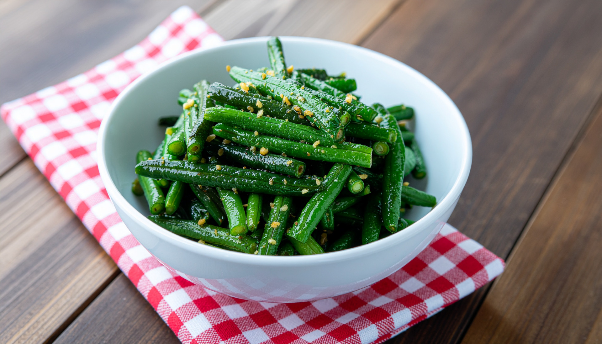 15 minute Din Tai Fung Garlic Green Beans