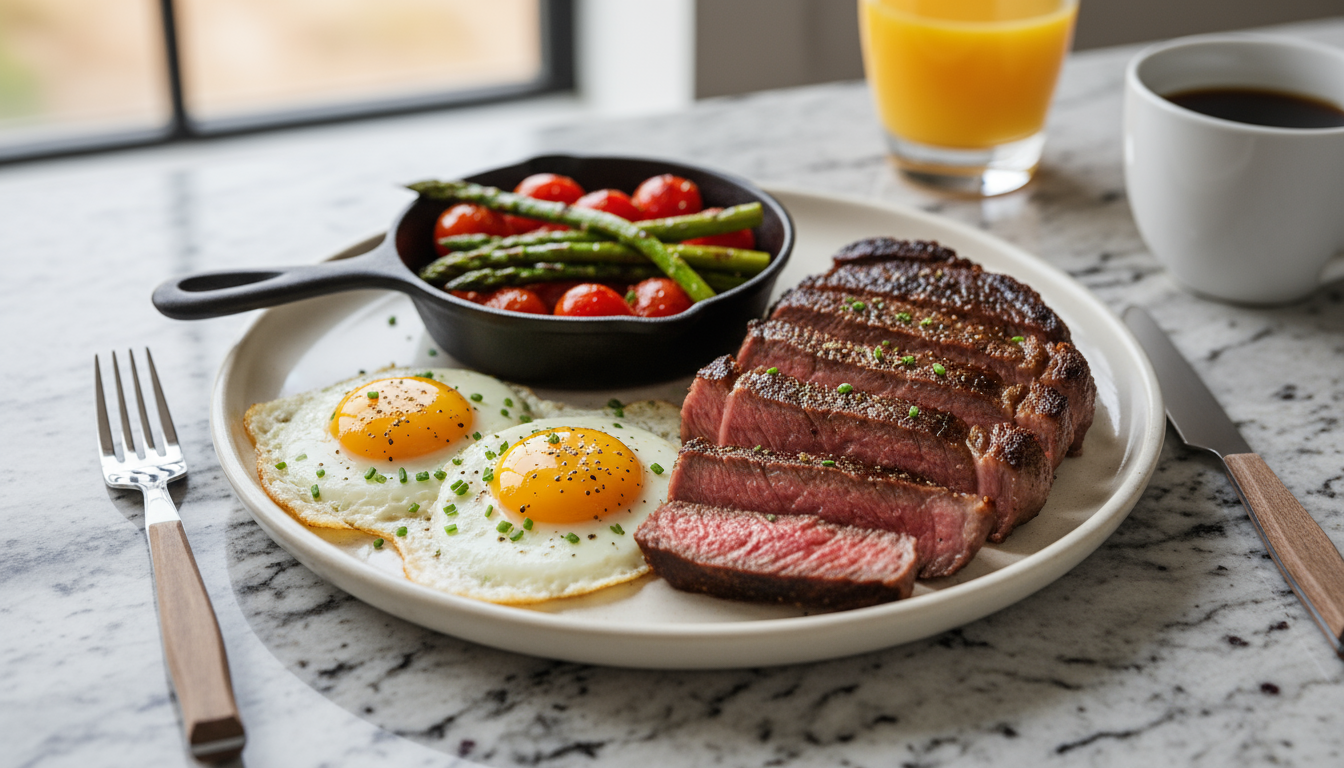 The Perfect Steak and Eggs