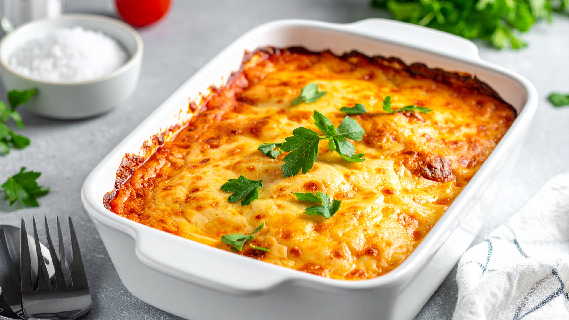 Tomato Soup and Grilled Cheese Casserole