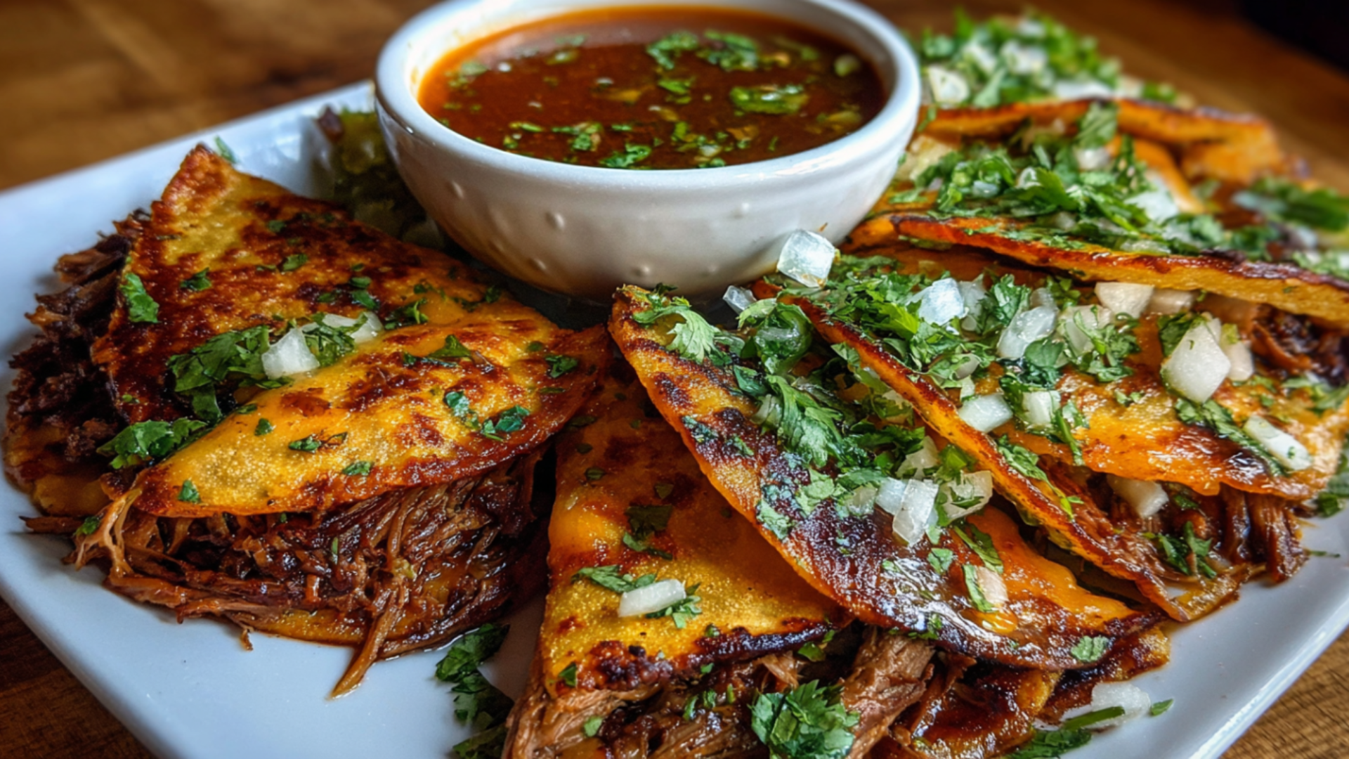 Cheat Birria Quesa Tacos