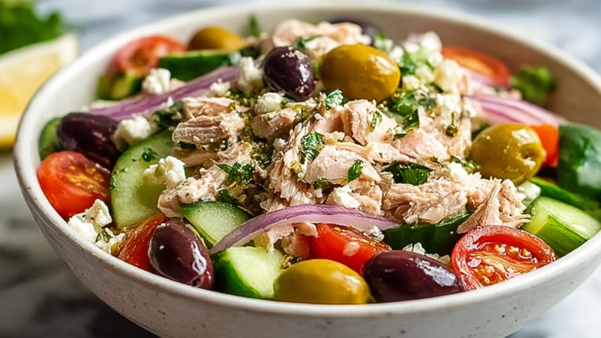 Mediterranean Tuna Salad