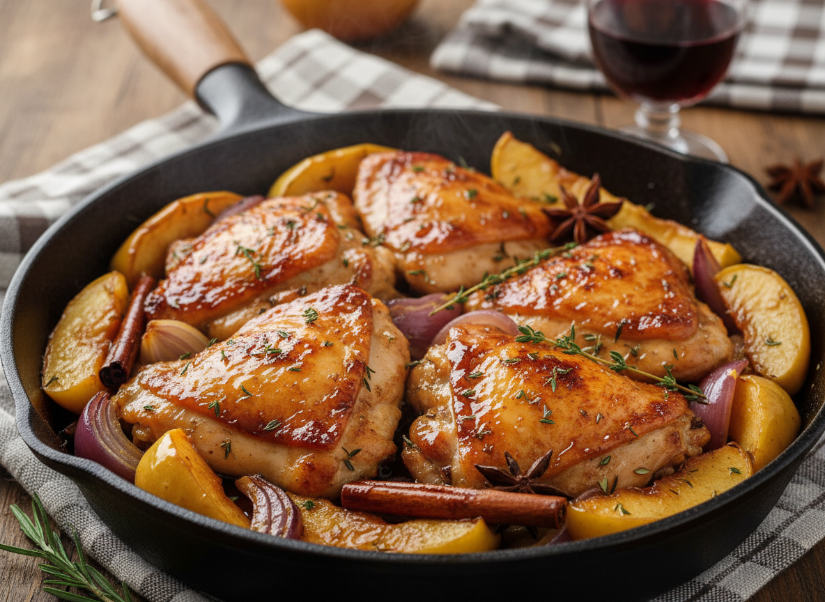 This $8 Apple-Caramelized Chicken Skillet Is 100% EBT-Friendly (And Feeds 3–4)