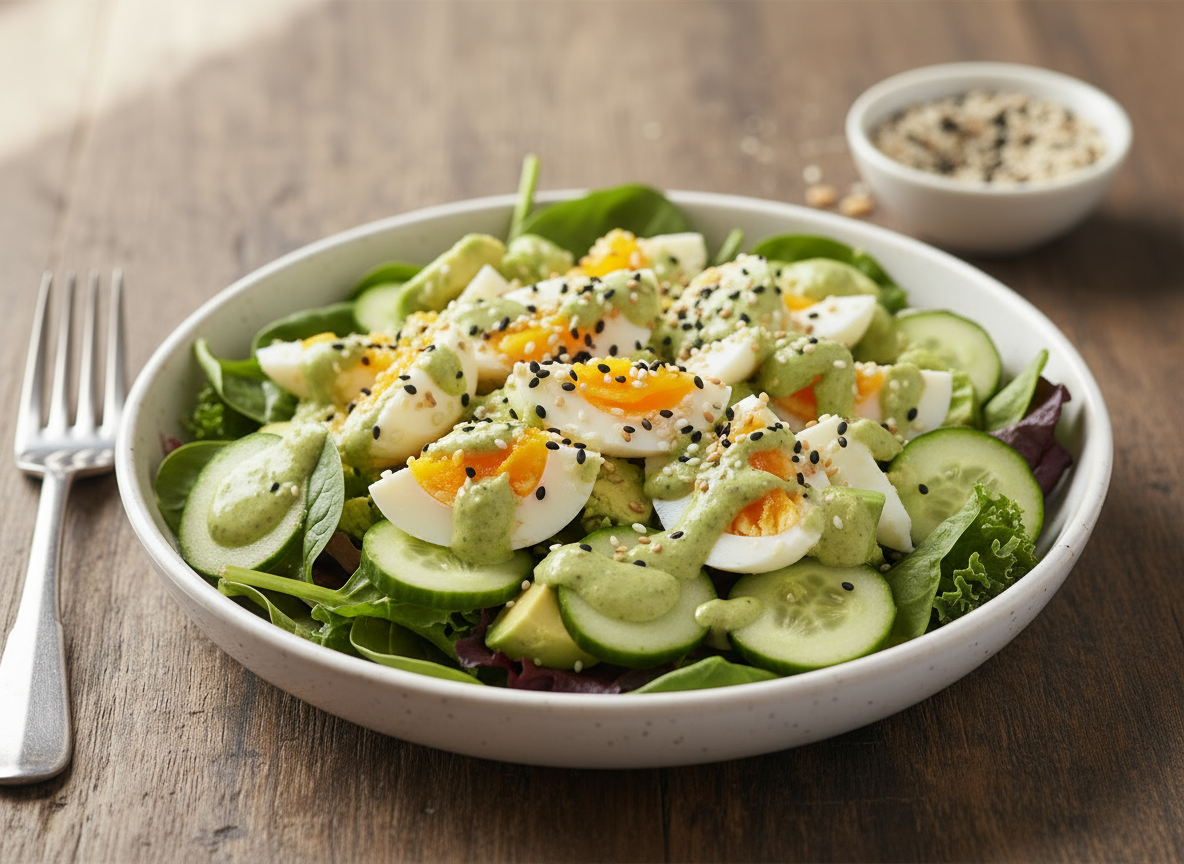 Green Goddess Egg Salad Bowl
