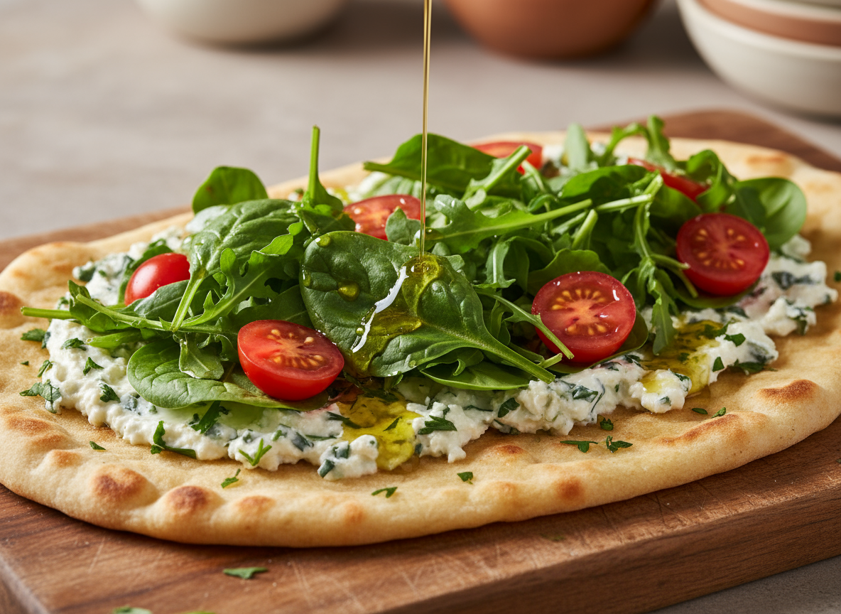 Garlic Herb Naan Flatbread