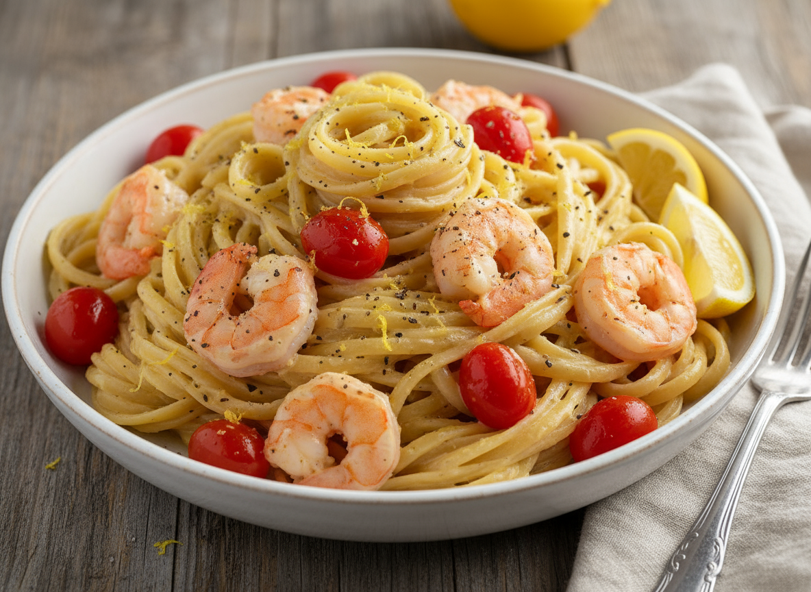 Boursin Shrimp Pasta