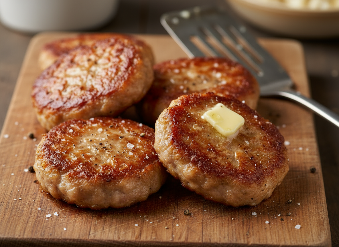 Crispy Pork Sausage Patties