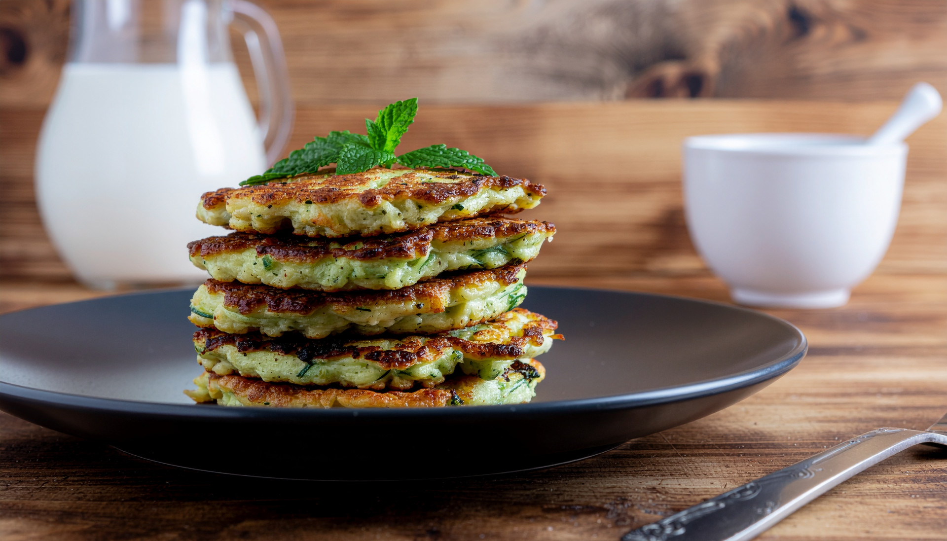 Zucchini Noodle Pancakes