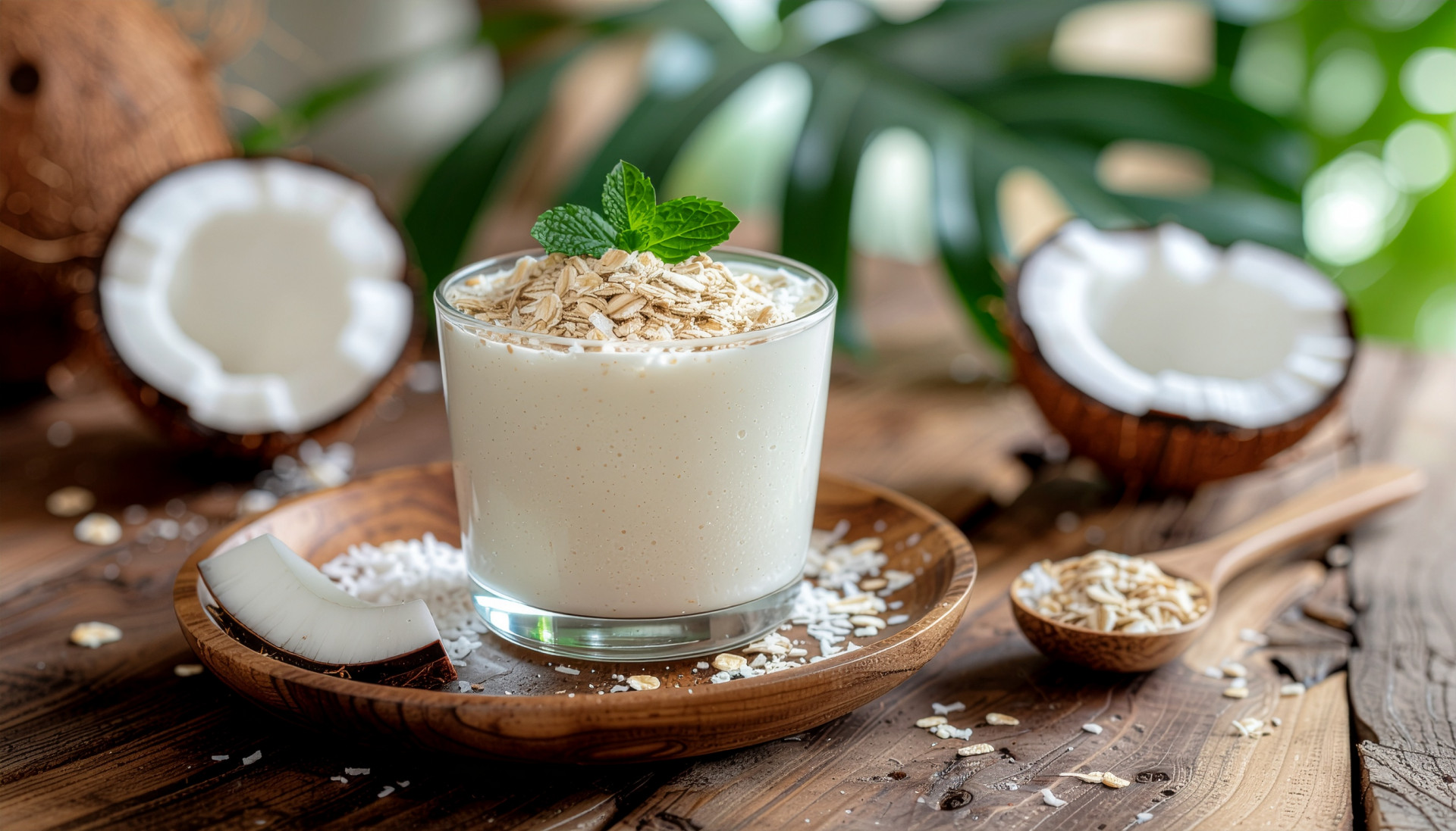 Coconut-Oat Mucilage Drink