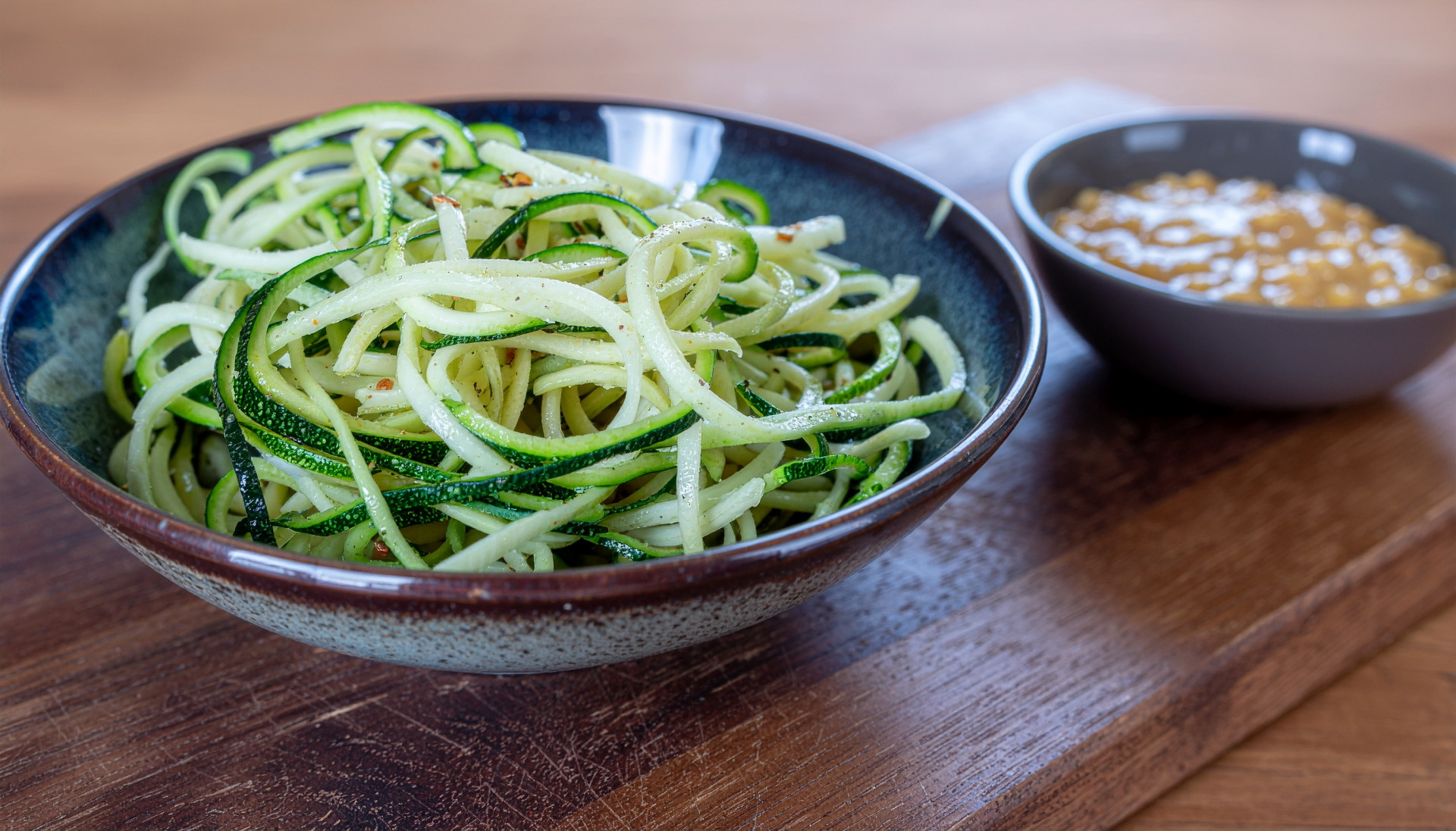 Zucchini Ribbon and Split Pea Pasta