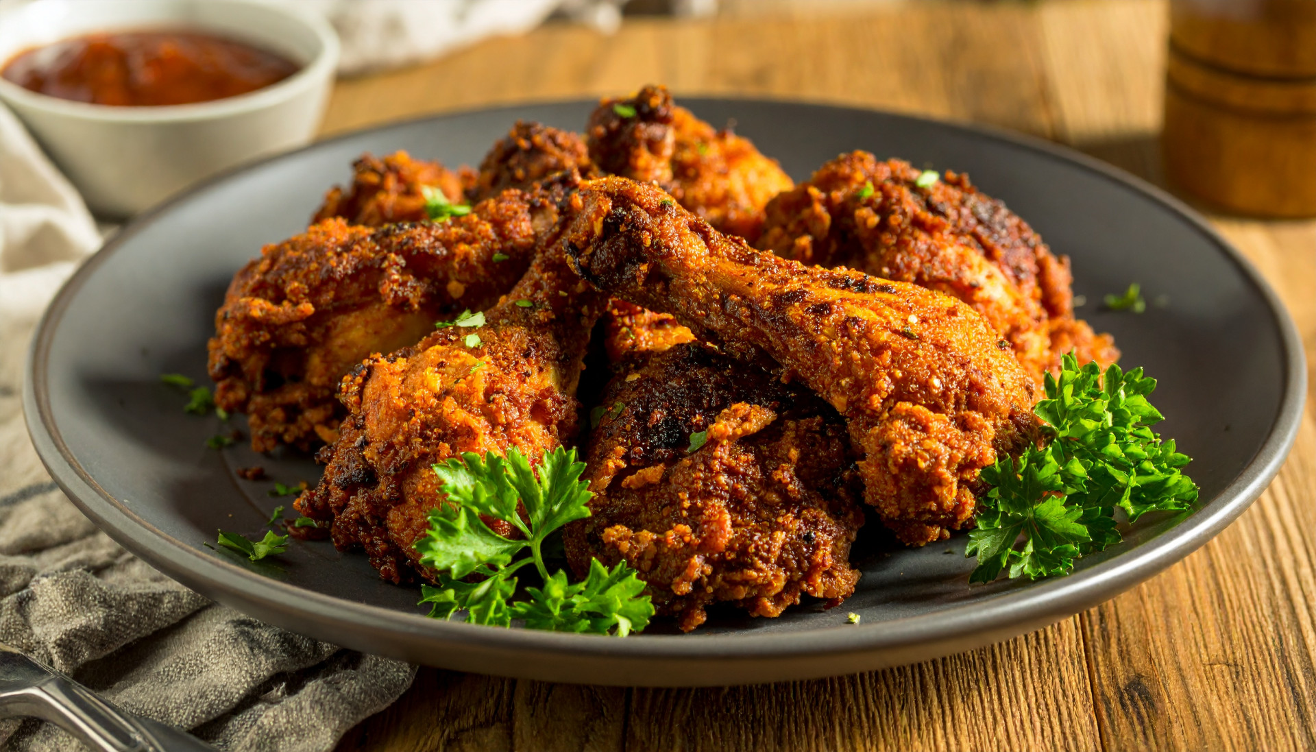 $8 Crispy Jerk Fried Chicken