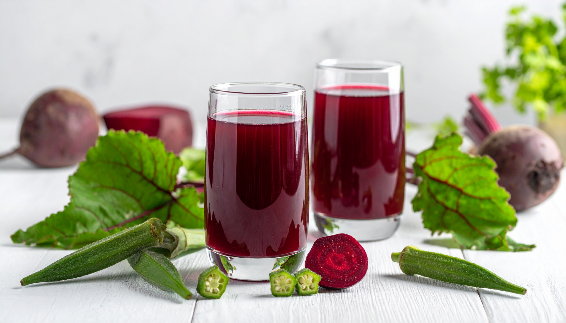 Glowing Skin Beetroot-Okra Infusion Water (EBT-Friendly)