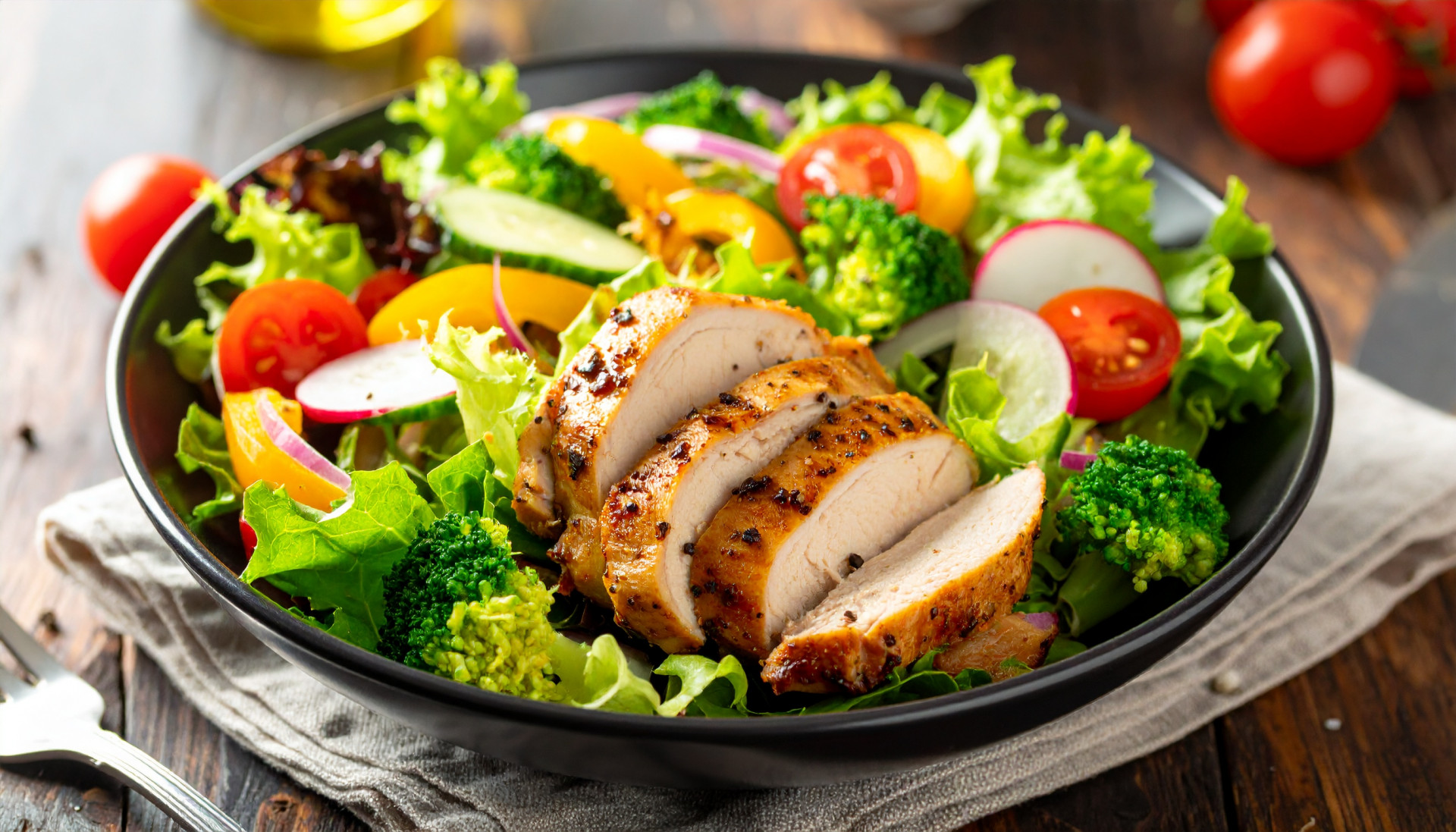 Rotisserie Chicken Protein Salad