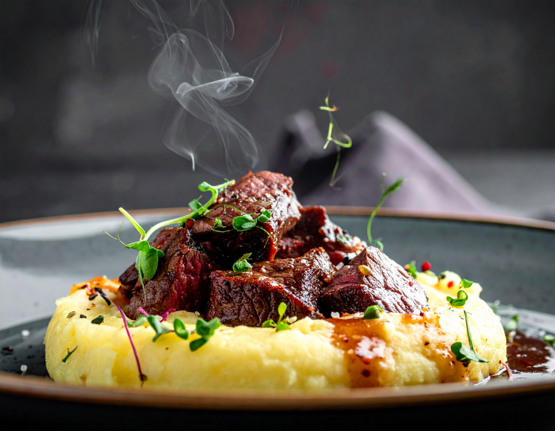 Garlic Butter Steak Bites for Cheap