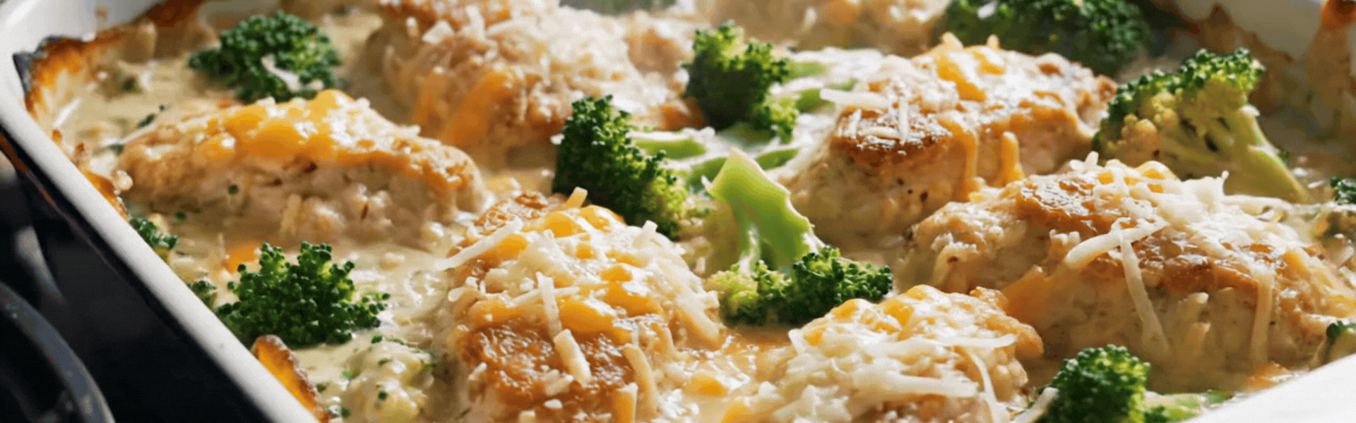 Lunch: Air Fryer Chicken & Broccoli Alfredo