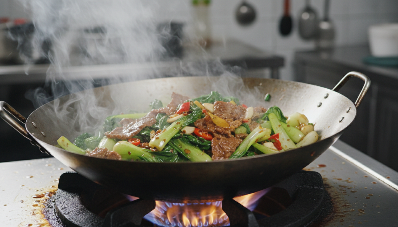 Trending Stir-Fried Bok Choy with Meat