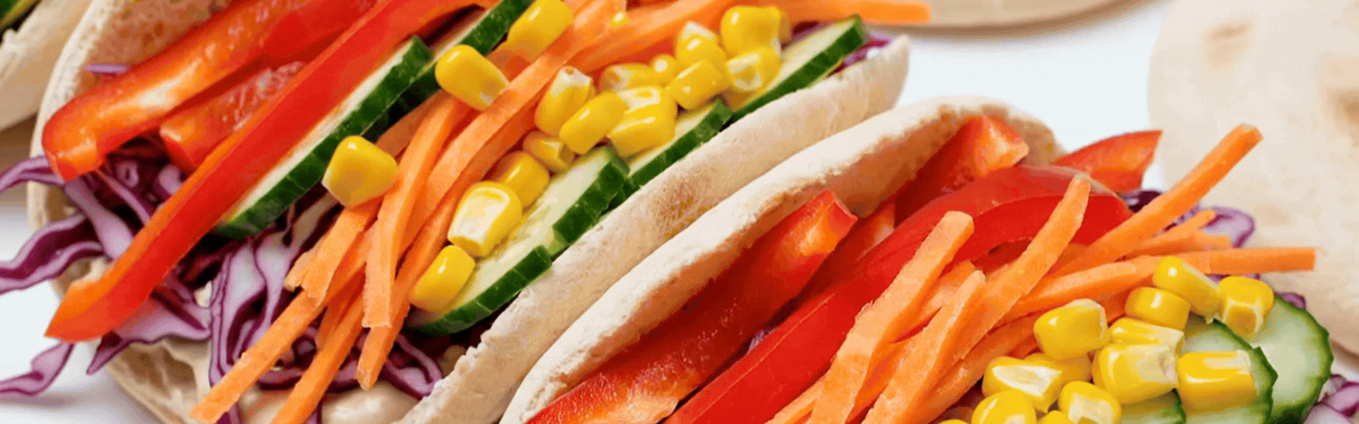 Day 3 Lunch: Rainbow Veggie Boats